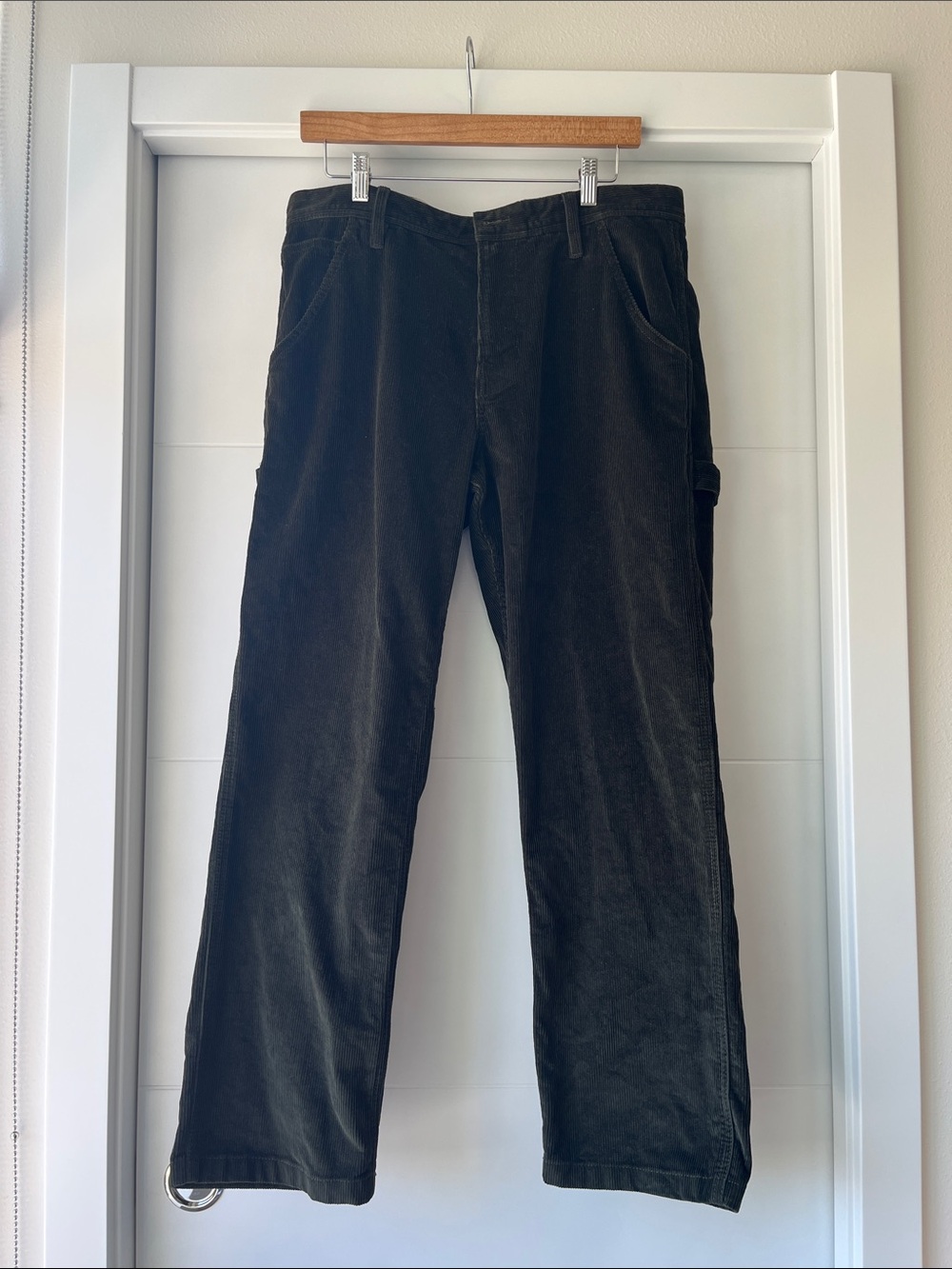 J. Crew Wallace & Barnes Olive Corduroy Painter Pant